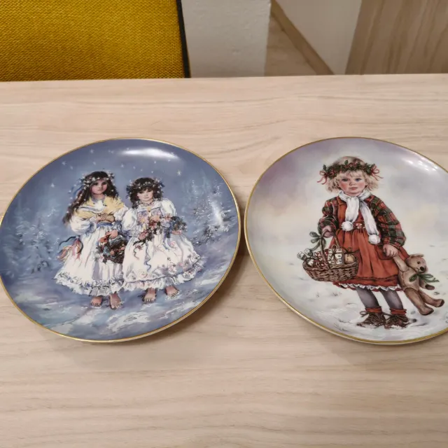 Lote 2 Platos Colección Leonardo