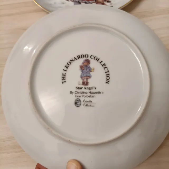 Lote 2 Platos Colección Leonardo