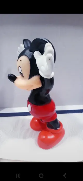 Boneco Mickey Disney em borracha com som