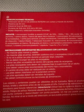 Set Microscopio y Telescopio Tele Science