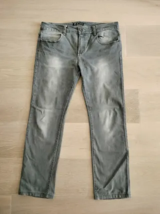 Jeans uomo grigi y2k