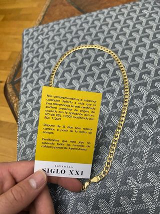 Cadena Oro 18k nueva