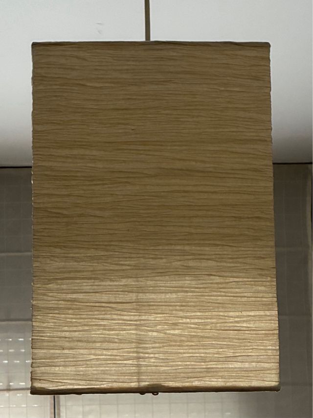 Lámpara de techo rectangular de papel IKEA