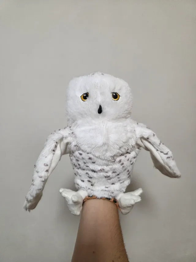 Peluche/Marioneta Hedwig Harry Potter