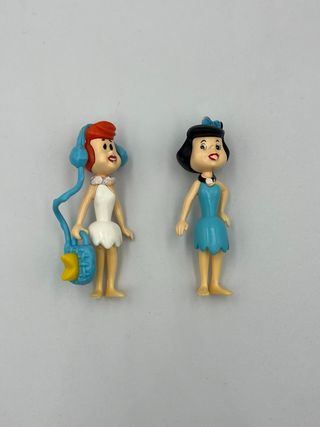 Figuras Kinder Sorpresa Vilma y Betty Picapiedra