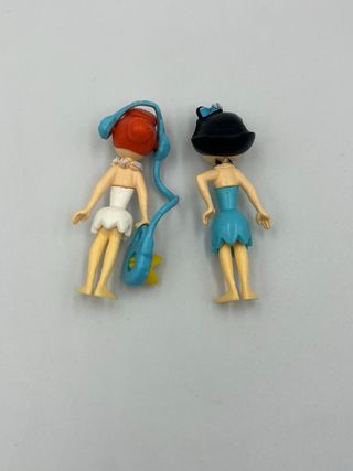 Figuras Kinder Sorpresa Vilma y Betty Picapiedra