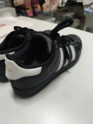 Zapatillas Adidas Superstar Negras Talla 39,5