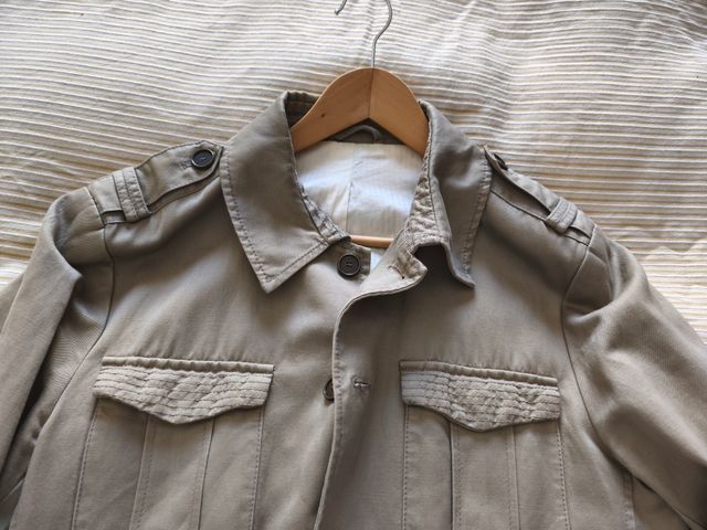 Chaqueta Zara Talla 52 Tierra