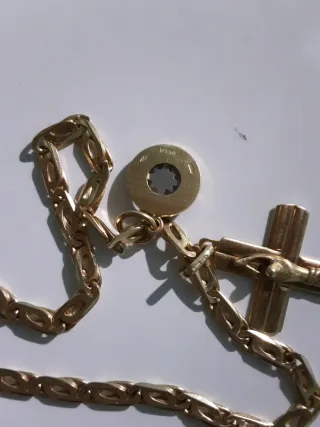 Collana oro 18k 750 con crocefisso