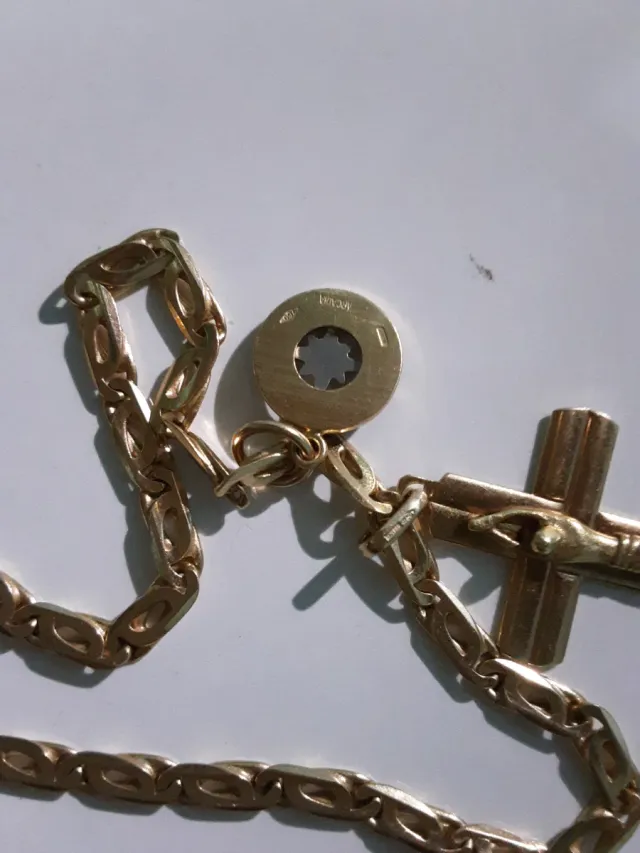 Collana oro 18k 750 con crocefisso