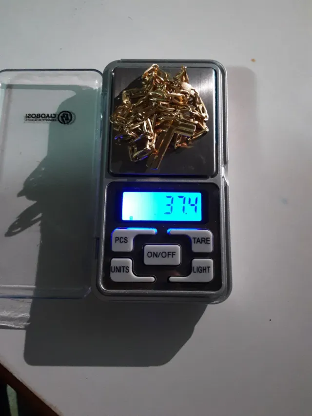 Collana oro 18k 750 con crocefisso