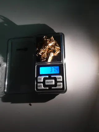 Collana oro 18k 750 con crocefisso