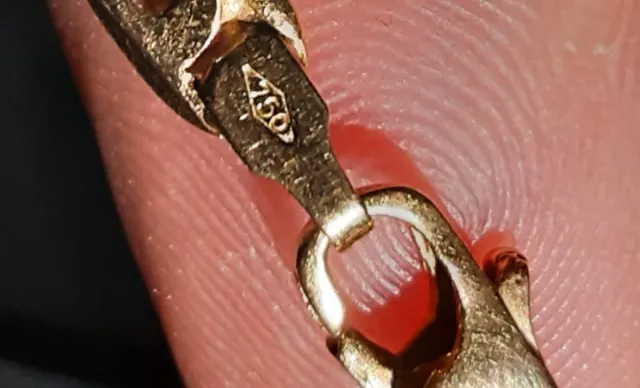 Collana oro 18k 750 con crocefisso