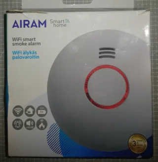 Detector de humo WiFi AIRAM Smart Home