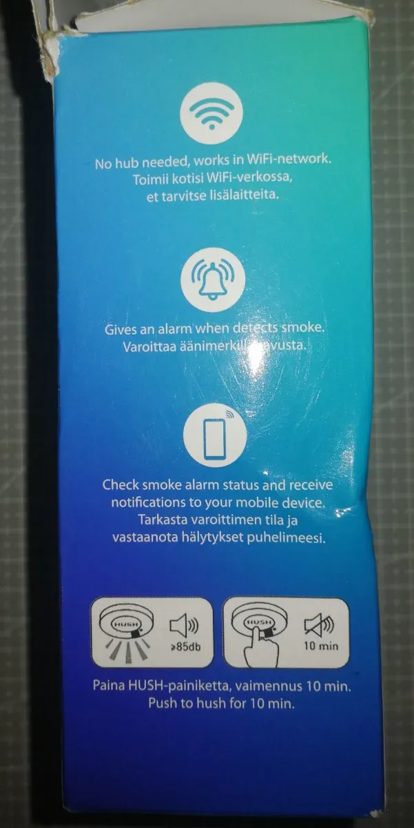 Detector de humo WiFi AIRAM Smart Home