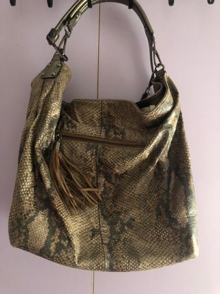 Bolso Dayaday grande piel serpiente