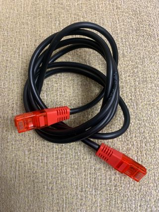 Cable de red Ethernet RJ45 Negro