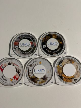 Lote 5 juegos UMD PSP