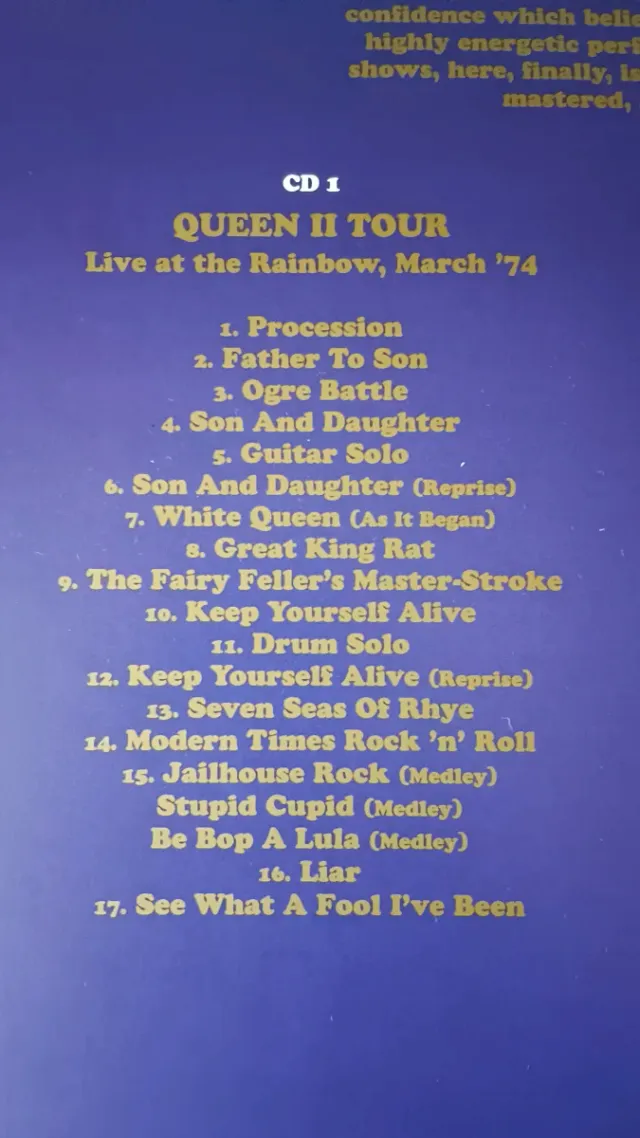 Queen - Live at the Rainbow '74 Box Set