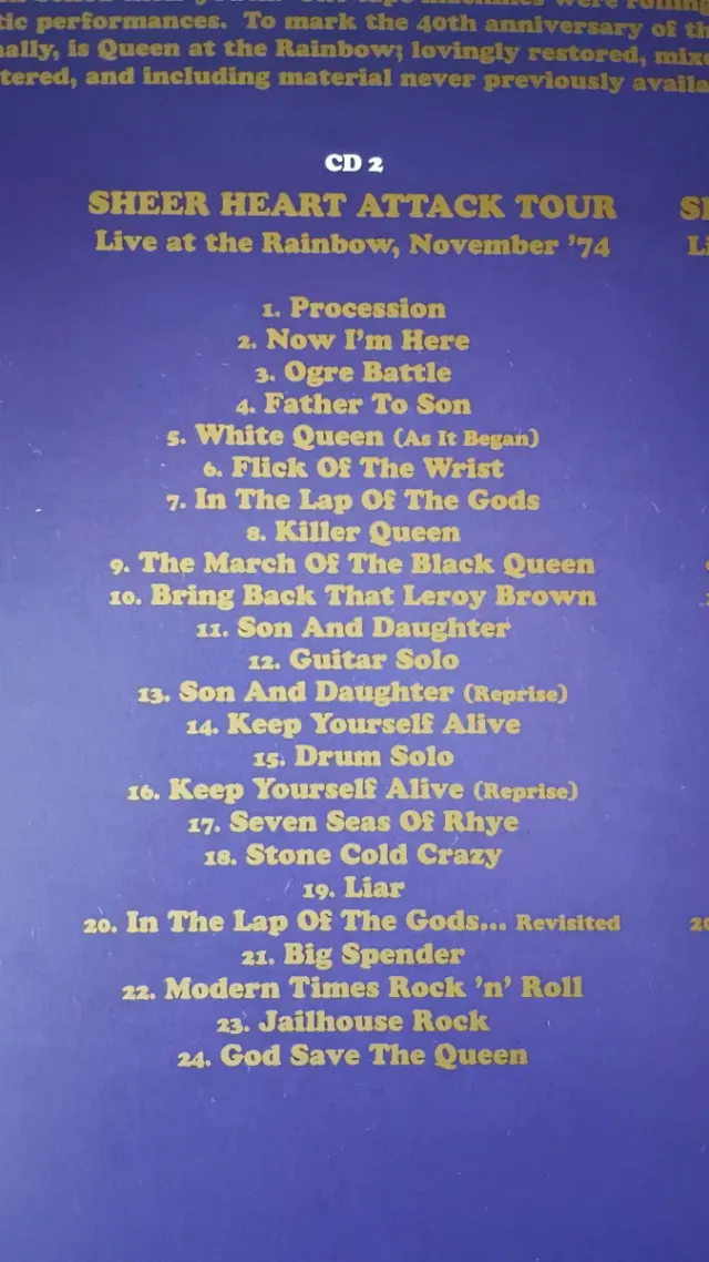 Queen - Live at the Rainbow '74 Box Set