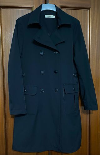 Comptoir des Cotonniers Gabardina Negra Talla L