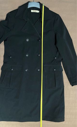 Comptoir des Cotonniers Gabardina Negra Talla L