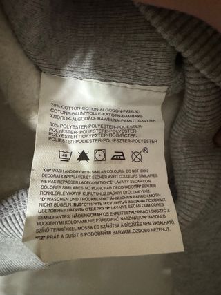 Sudadera Levi's Gris Talla XL