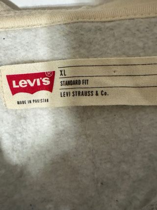 Sudadera Levi's Gris Talla XL