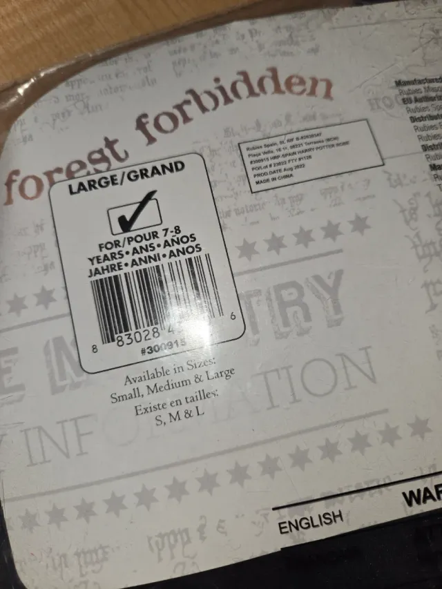 Disfraz Harry Potter con Accesorios