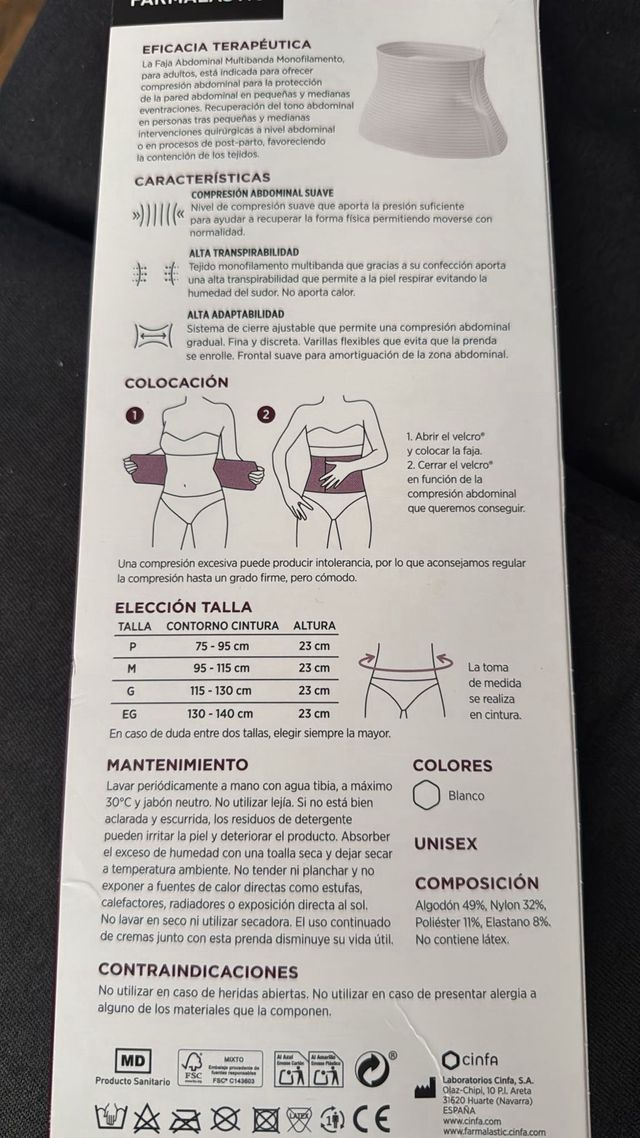 2 Fajas Abdominales talla XL