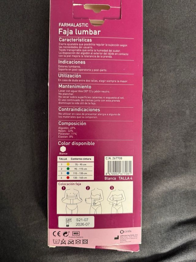 2 Fajas Abdominales talla XL