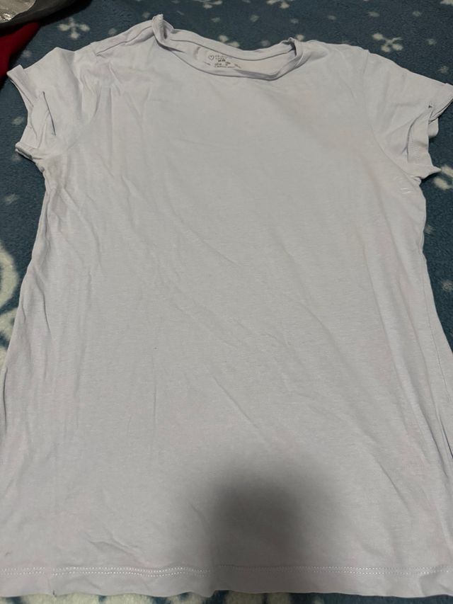 Camiseta manga corta morada