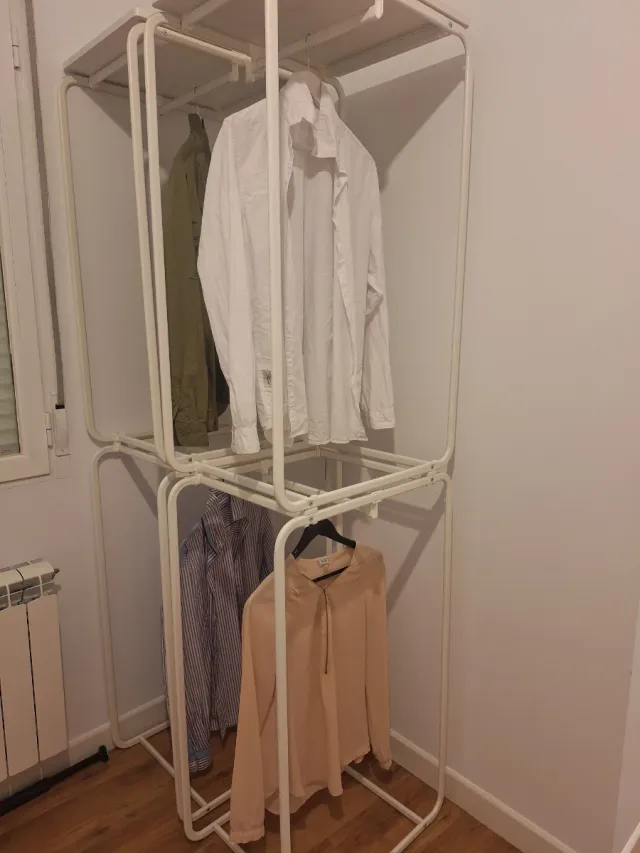 Perchero Metálico Blanco Ikea