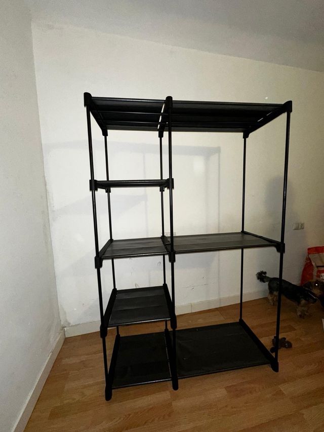 Perchero organizador negro