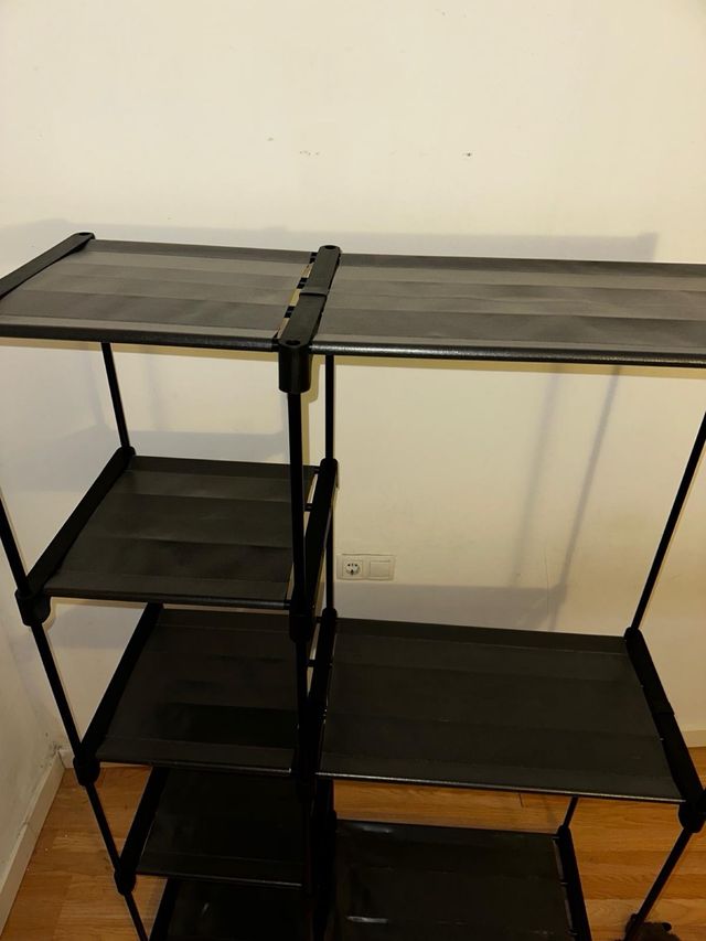 Perchero organizador negro