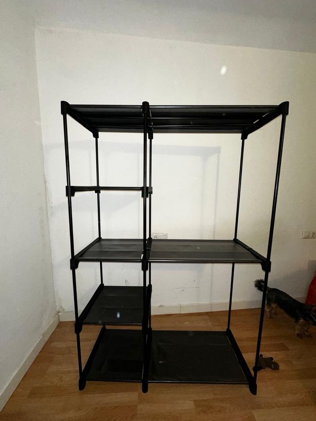 Perchero organizador negro