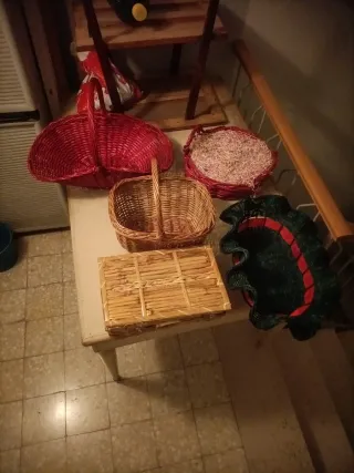 Cesti Natalizi Rossi e Marroni