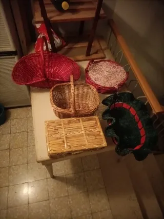 Cesti Natalizi Rossi e Marroni