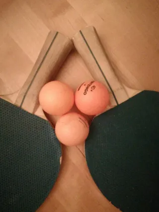 Palas y pelotas de Ping Pong