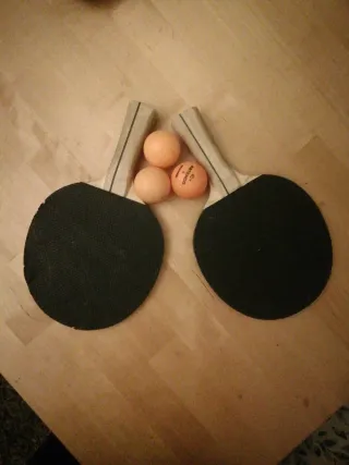 Palas y pelotas de Ping Pong