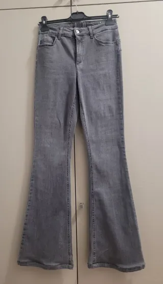 Jeans Liu Jo grigi a zampa