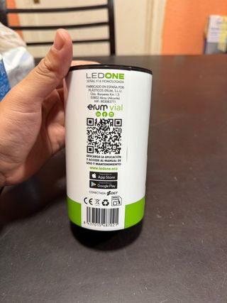 Luz de emergencia LEDONE conectada v16 Homologada