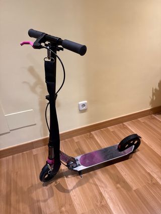 Patinete plegable negro y rosa Mid9 Nuevo sin usar