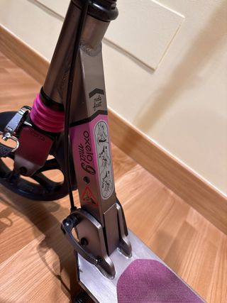 Patinete plegable negro y rosa Mid9 Nuevo sin usar