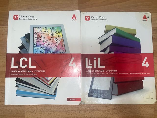 Libros Lengua castellana y Llengua catalana