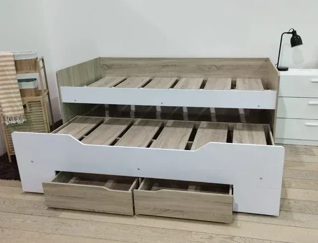 Cama nido con somier y 2 cajones