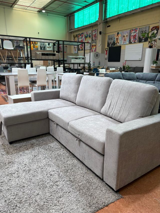 Sofá cama Luke 234x154cm con arcón