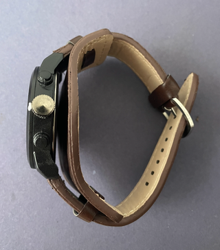 Reloj KTEVI Lujo Hombre Correa Marrón Negra