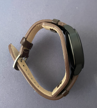 Reloj KTEVI Lujo Hombre Correa Marrón Negra