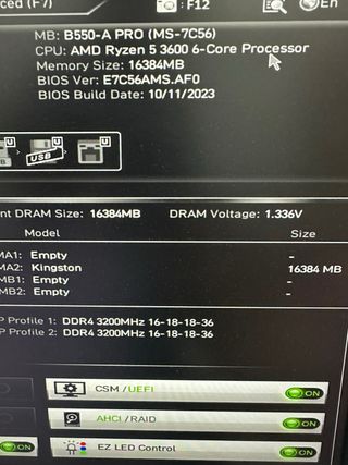 Memoria RAM Kingston DDR4 1X16GB 3200mhz #000472